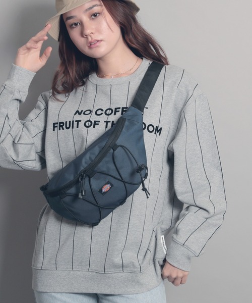 Dickies（ディッキーズ）の「【DICKIES/ディッキーズ】DK OUTLINE LOGO HOLD WAISTBAG アウトラインロゴ ボディバッグ（ボディバッグ/ウエストポーチ・レディース・ベージュ/オレンジ/ブラック/ネイビー・FREE）」の8枚目の写真