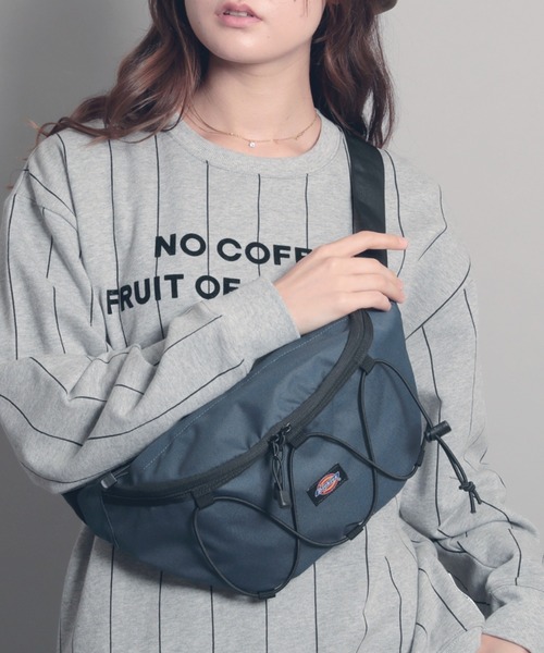 Dickies（ディッキーズ）の「【DICKIES/ディッキーズ】DK OUTLINE LOGO HOLD WAISTBAG アウトラインロゴ ボディバッグ（ボディバッグ/ウエストポーチ・レディース・ベージュ/オレンジ/ブラック/ネイビー・FREE）」の21枚目の写真