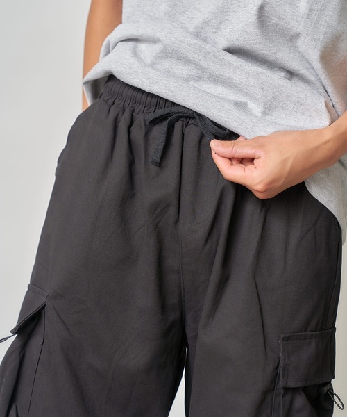 SETUP7（セットアップセブン）の「【SETUP7】マルチポケットカーゴハーフパンツ SCCH011（カーゴパンツ・メンズ・ブラック/ベージュ/グリーン・4/5）」の21枚目の写真