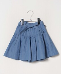 agnes b. | TBE0 E JUPE CULOTTE キッズ シャンブレーキュロットスカート(その他パンツ)