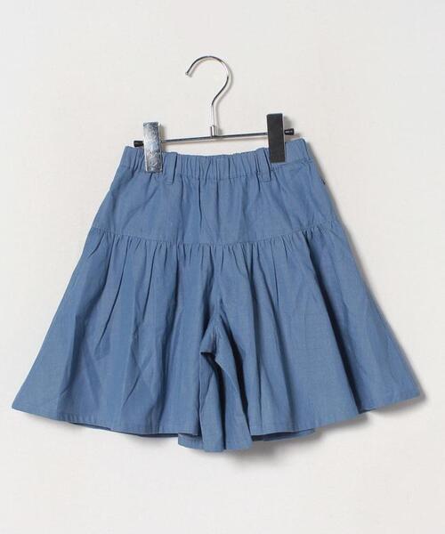 agnes b.(アニエスベー)の「TBE0 E JUPE CULOTTE キッズ シャンブレーキュロットスカート(その他パンツ・キッズ・ブルー系その他・4YEAR)」の4枚目の写真