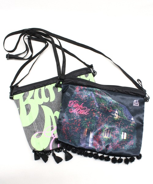 RNA（アールエヌエー）の「E4702 PINK MOTELサコッシュ（ショルダーバッグ・レディース・ブラック×ライム/ブラック・FREE）」の10枚目の写真