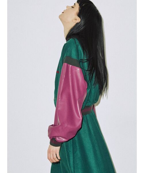 jouetie（ジュエティ）の「ベーシックスタジャン【セットアップ対応】（その他アウター・レディース・ブラック/ベージュ/パープル/グリーン・MEDIUM）」の5枚目の写真