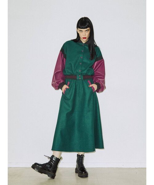 jouetie（ジュエティ）の「ベーシックスタジャン【セットアップ対応】（その他アウター・レディース・ブラック/ベージュ/パープル/グリーン・MEDIUM）」の10枚目の写真