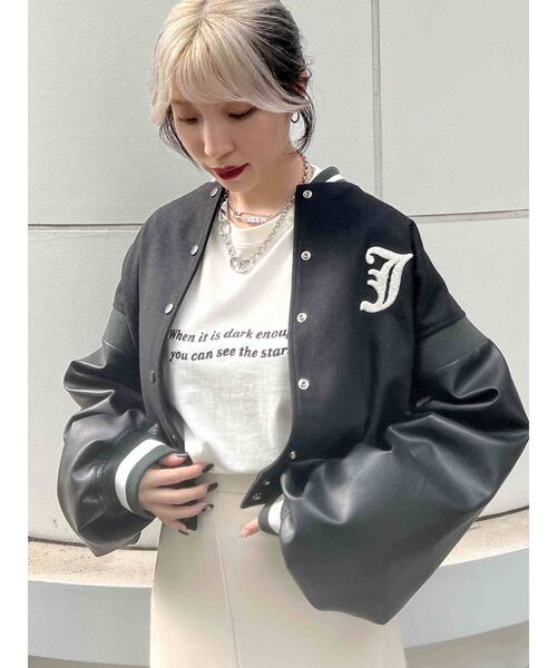 jouetie（ジュエティ）の「ベーシックスタジャン【セットアップ対応】（その他アウター・レディース・ブラック/ベージュ/パープル/グリーン・MEDIUM）」の21枚目の写真