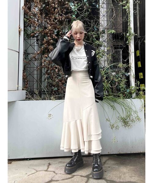 jouetie（ジュエティ）の「ベーシックスタジャン【セットアップ対応】（その他アウター・レディース・ブラック/ベージュ/パープル/グリーン・MEDIUM）」の12枚目の写真