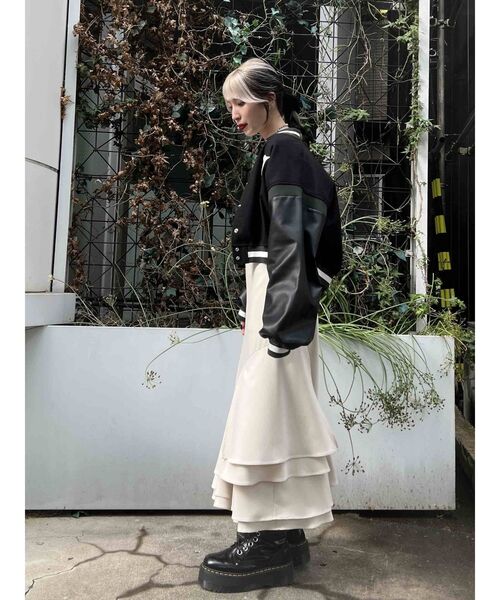 jouetie（ジュエティ）の「ベーシックスタジャン【セットアップ対応】（その他アウター・レディース・ブラック/ベージュ/パープル/グリーン・MEDIUM）」の17枚目の写真