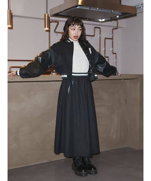 jouetie（ジュエティ）の「ベーシックスタジャン【セットアップ対応】（その他アウター・レディース・ブラック/ベージュ/パープル/グリーン・MEDIUM）」の18枚目の写真