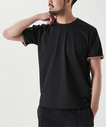 《再入荷》シャンブレー ダブルニット Tシャツ