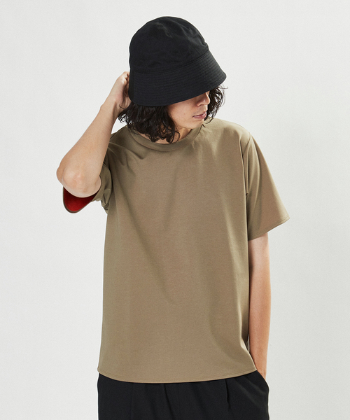 EDIFICE(エディフィス)の「《再入荷》シャンブレー ダブルニット Tシャツ(Tシャツ/カットソー・メンズ・カーキ/ネイビー/ブラック/ベージュ/ベージュ系その他・LARGE/SMALL/MEDIUM)」の20枚目の写真