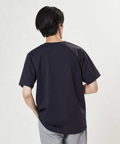 EDIFICE(エディフィス)の「《再入荷》シャンブレー ダブルニット Tシャツ(Tシャツ/カットソー・メンズ・カーキ/ネイビー/ブラック/ベージュ/ベージュ系その他・LARGE/SMALL/MEDIUM)」の10枚目の写真