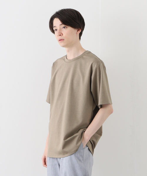 EDIFICE(エディフィス)の「《再入荷》シャンブレー ダブルニット Tシャツ(Tシャツ/カットソー・メンズ・カーキ/ネイビー/ブラック/ベージュ/ベージュ系その他・LARGE/SMALL/MEDIUM)」の13枚目の写真