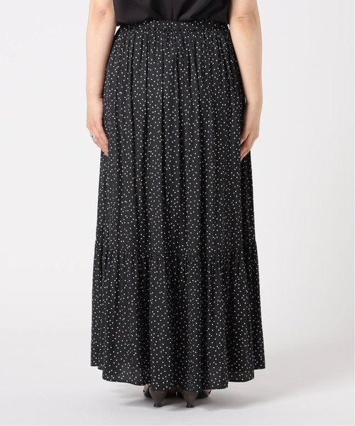 B.C STOCK(ベーセーストック)の「ドットティアードスカート(スカート・レディース・ホワイト/ブラック/キャメル・FREE)」の17枚目の写真