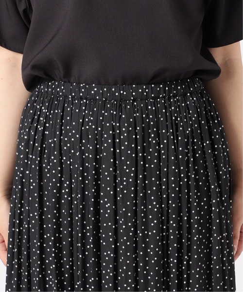 B.C STOCK(ベーセーストック)の「ドットティアードスカート(スカート・レディース・ホワイト/ブラック/キャメル・FREE)」の21枚目の写真