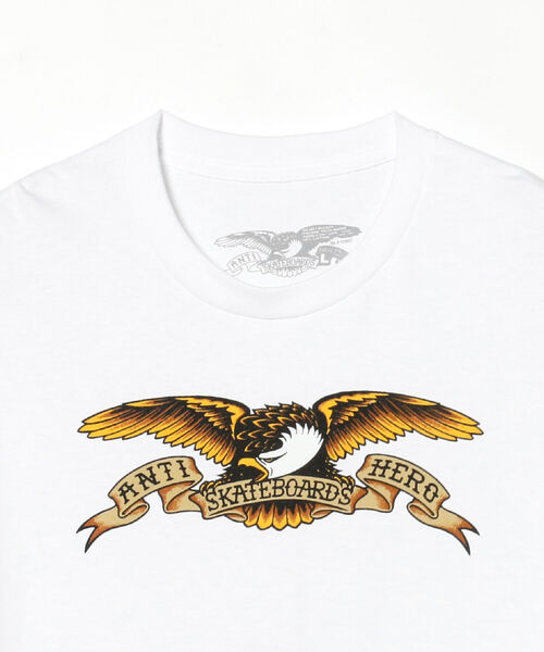 ANTI HERO（アンタイヒーロー）の「ANTI HERO / Eagle Short Sleeves Tee（Tシャツ/カットソー・メンズ・ホワイト・LARGE/X-LARGE）」の3枚目の写真