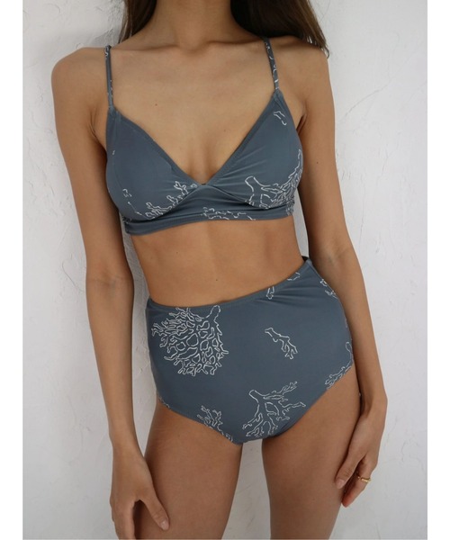TRUNC(トランクエイティーエイト)の「Coral-reef Pt Swimwear(水着・レディース・チャコールグレー/ブラウン・FREE)」の17枚目の写真