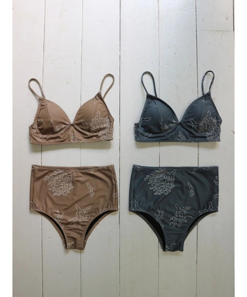TRUNC(トランクエイティーエイト)の「Coral-reef Pt Swimwear(水着・レディース・チャコールグレー/ブラウン・FREE)」の22枚目の写真