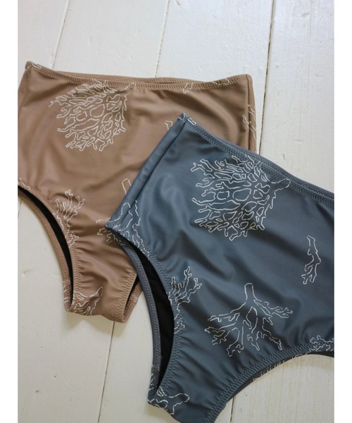TRUNC(トランクエイティーエイト)の「Coral-reef Pt Swimwear(水着・レディース・チャコールグレー/ブラウン・FREE)」の18枚目の写真