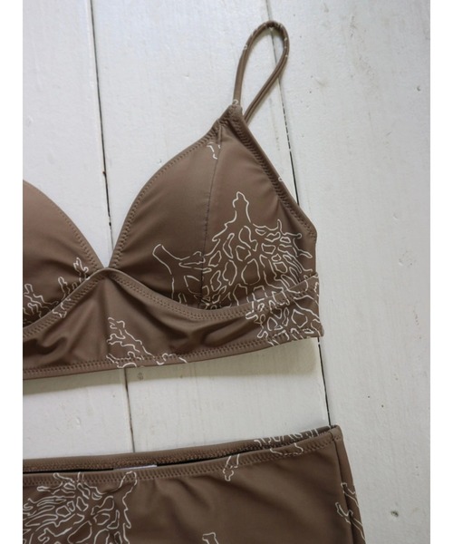 TRUNC(トランクエイティーエイト)の「Coral-reef Pt Swimwear(水着・レディース・チャコールグレー/ブラウン・FREE)」の19枚目の写真