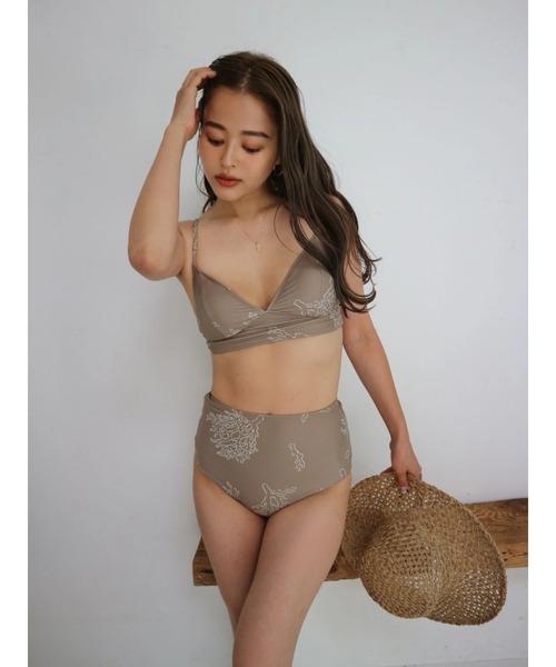 TRUNC(トランクエイティーエイト)の「Coral-reef Pt Swimwear(水着・レディース・チャコールグレー/ブラウン・FREE)」の11枚目の写真