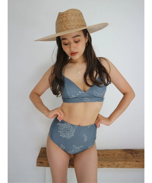 TRUNC(トランクエイティーエイト)の「Coral-reef Pt Swimwear(水着・レディース・チャコールグレー/ブラウン・FREE)」の3枚目の写真