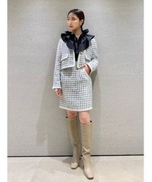 LILY BROWN | ブレードトリムツイードミニスカート(スカート)