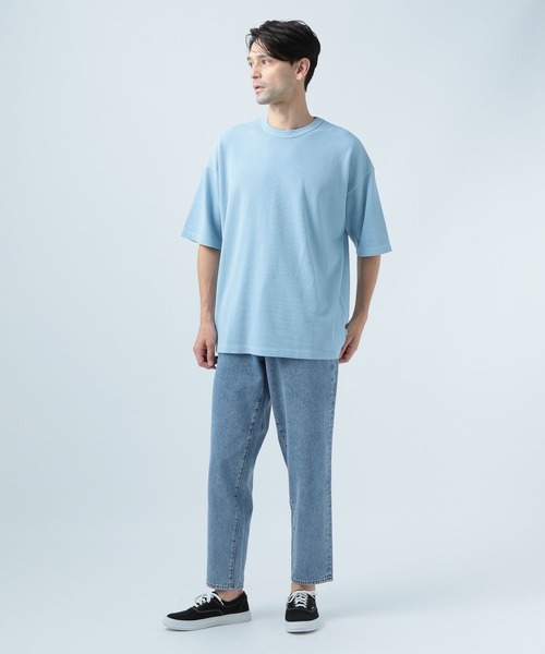 BAYFLOW（ベイフロー）の「オールドスクールテーパードデニム（デニムパンツ・メンズ・ライトブルー/グレー・MEDIUM/LARGE）」の10枚目の写真