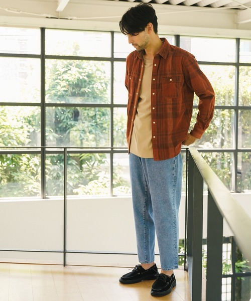 BAYFLOW（ベイフロー）の「オールドスクールテーパードデニム（デニムパンツ・メンズ・ライトブルー/グレー・MEDIUM/LARGE）」の18枚目の写真
