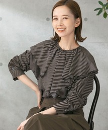 URBAN RESEARCH ROSSO（アーバンリサーチロッソ）の「3WAYマルチストライプブラウス（シャツ/ブラウス）」