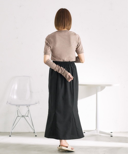 fupel（フぺル）の「アームウォーマーニットSET（アームカバー・レディース・オフホワイト/オレンジ/ブルー/モカ・FREE）」の21枚目の写真