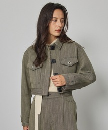 【セットアップ対応】ボンディングショートブルゾン