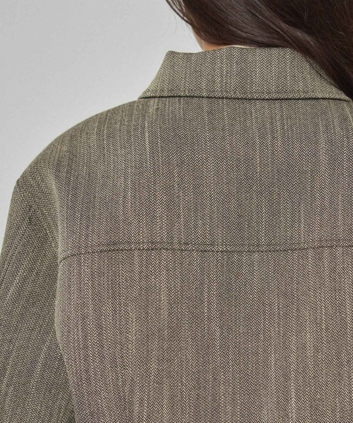 PUBLIC TOKYO（パブリックトウキョウ）の「【セットアップ対応】ボンディングショートブルゾン（ブルゾン・レディース・ブラック・FREE）」の12枚目の写真