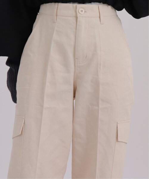 RAY CASSIN（レイカズン）の「ツイルワークジョガーパンツ（その他パンツ・レディース・カーキ/キナリ・FREE）」の17枚目の写真