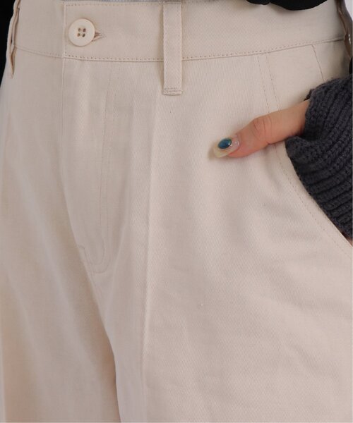 RAY CASSIN（レイカズン）の「ツイルワークジョガーパンツ（その他パンツ・レディース・カーキ/キナリ・FREE）」の18枚目の写真