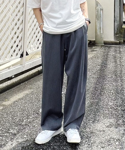 Figments(フィグメンツ)の「イージースラックス(スラックス・レディース・ブラック/グレー・MEDIUM/LARGE)」の2枚目の写真