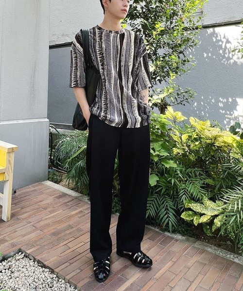 Figments(フィグメンツ)の「イージースラックス(スラックス・レディース・ブラック/グレー・MEDIUM/LARGE)」の14枚目の写真