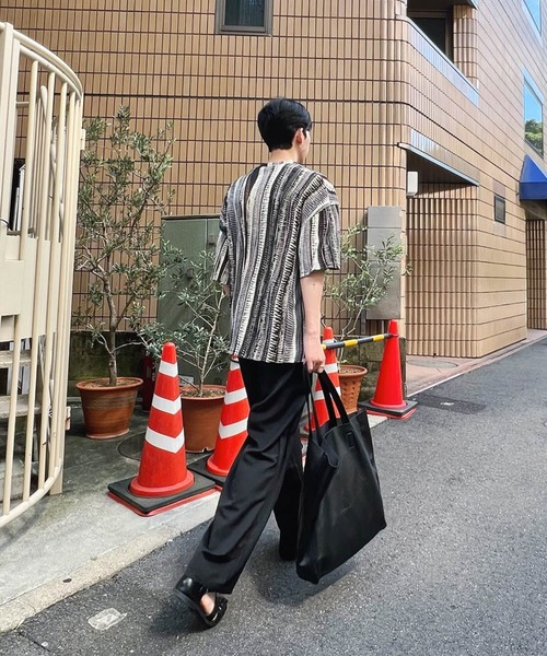 Figments(フィグメンツ)の「イージースラックス(スラックス・レディース・ブラック/グレー・MEDIUM/LARGE)」の13枚目の写真