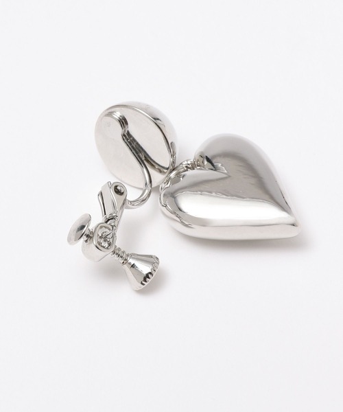 A part by（アパートバイ）の「【WEB限定】ハートイヤリング　163466（イヤリング・レディース・シルバー・FREE）」の6枚目の写真