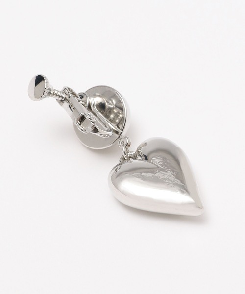 A part by（アパートバイ）の「【WEB限定】ハートイヤリング　163466（イヤリング・レディース・シルバー・FREE）」の5枚目の写真