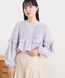ピンタックブラウス