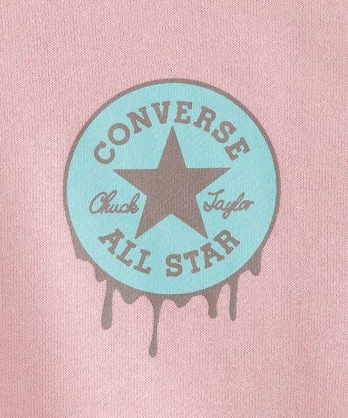 CONVERSE ALL STAR(コンバースオールスター)の「【キッズ】CONVERSE コンバース ドルマントレーナー(130~160cm)(スウェット・キッズ・ピンク/ライトベージュ・130/140/150/160)」の7枚目の写真
