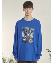 OY | 『OY/オーワイ』WRINKLE ODOLLY LONG SLEEVE/オードリー デザイン ロングスリーブ Tシャツ 長袖 カットソー(Tシャツ/カットソー)