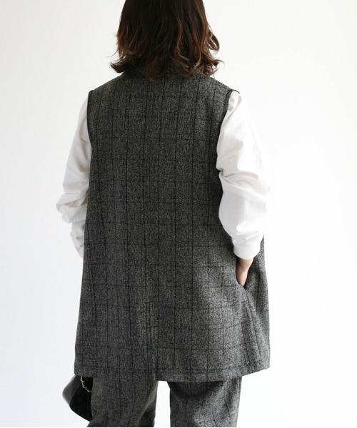 cepo（セポ）の「チェック テーラーベスト セットアップ可能（ベスト