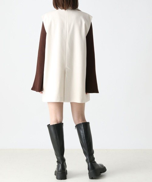 Heather（ヘザー）の「アソートテーラードジレ  165272（ベスト・レディース・オフホワイト/ブラック・FREE）」の20枚目の写真