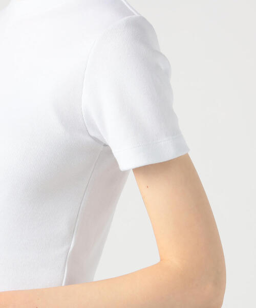 EDITION(エディション)の「COTTON MODAL コットンレーヨン ハーフスリーブトップス(Tシャツ/カットソー・レディース・ホワイト/ブラック/カーキ・FREE)」の16枚目の写真
