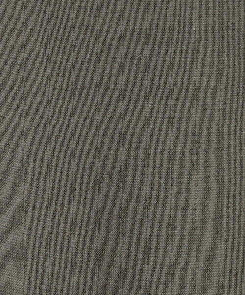 EDITION(エディション)の「COTTON MODAL コットンレーヨン ハーフスリーブトップス(Tシャツ/カットソー・レディース・ホワイト/ブラック/カーキ・FREE)」の12枚目の写真