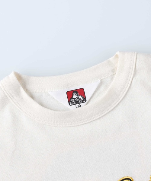 BEN DAVIS(ベンデイビス)の「【BEN DAVIS】袖プリントロンT(Tシャツ/カットソー・キッズ・オフホワイト/ブラック・130/160/120/105/140/150)」の13枚目の写真