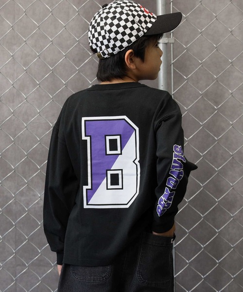 BEN DAVIS(ベンデイビス)の「【BEN DAVIS】袖プリントロンT(Tシャツ/カットソー・キッズ・オフホワイト/ブラック・130/160/120/105/140/150)」の19枚目の写真