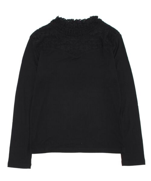 ELVENCE DEUX（エルベンスドゥ）の「テレコレースツカイHN（Tシャツ/カットソー・レディース・ブラック/ベージュ/オフホワイト・MEDIUM/LARGE）」の21枚目の写真