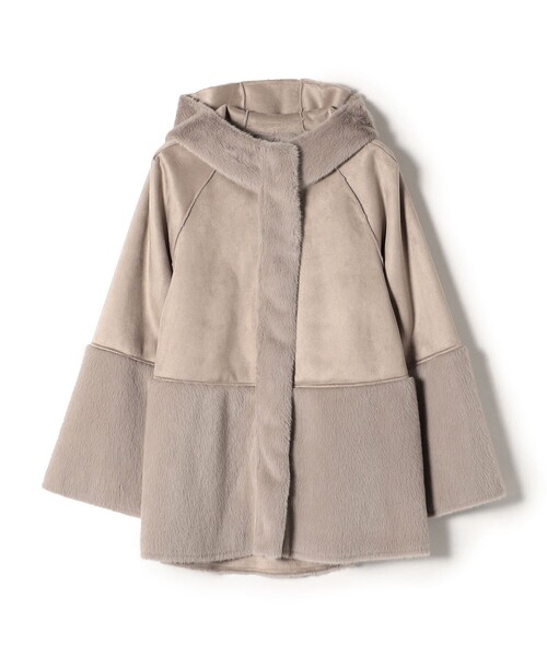 SHIPS（シップス）の「*フェイクムートンショートコート◆（ムートンコート・レディース・ナチュラル/ベージュ系・ONE SIZE）」の5枚目の写真